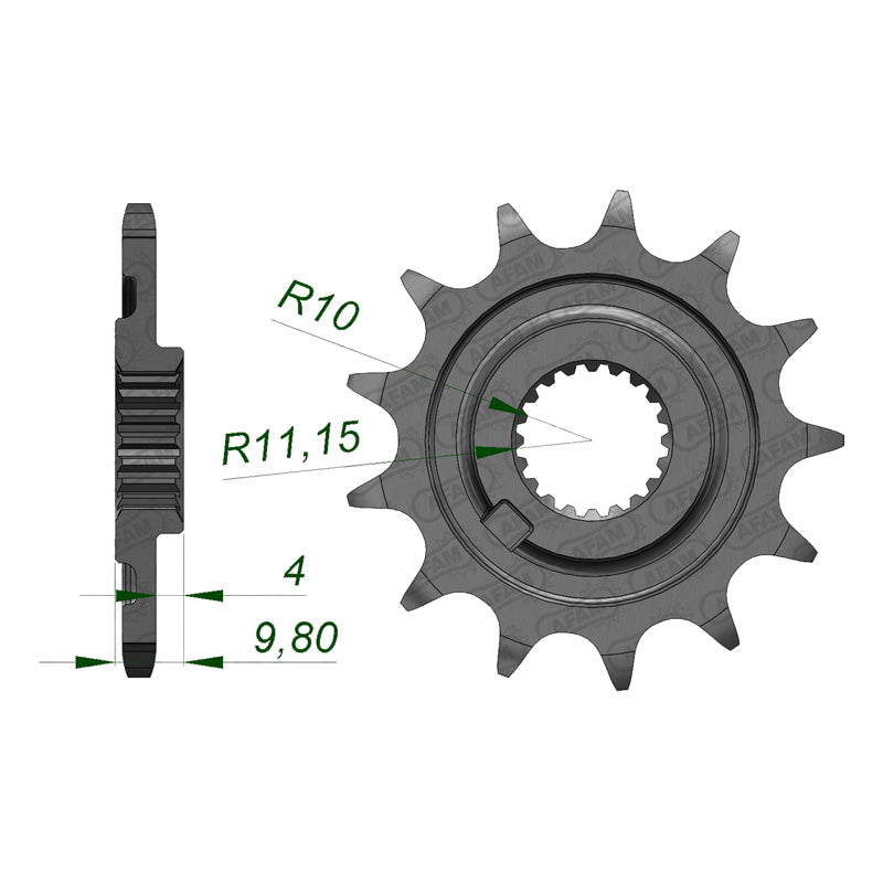 AFAM SPR.13T 520P SHERCO ENDURO (43303) 43303-13