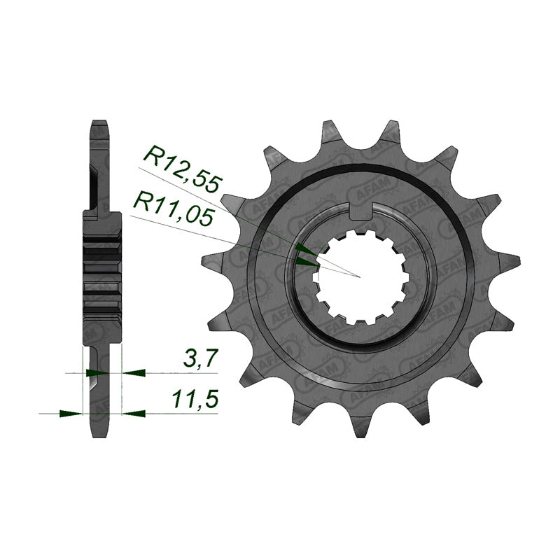 AFAM SPR.13T 520P SHERCO ENDURO (43304) 43304-13