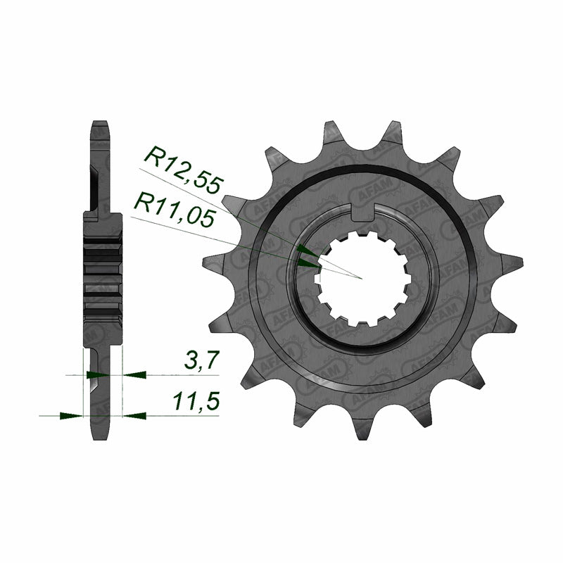 AFAM SPR.14T 520P SHERCO ENDURO (43304) 43304-14