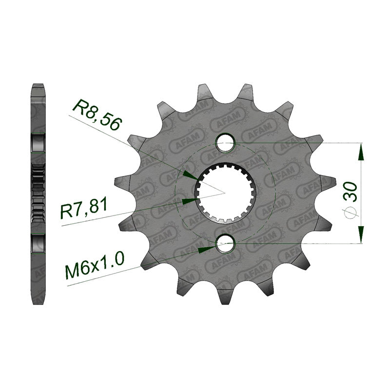 AFAM AFAM 15T FR.SPR CR80/85R 86-04 15T 420. 20105-15