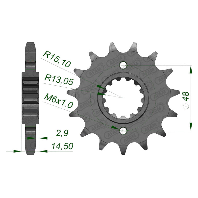 AFAM AFAM FR.18T 50P VFR800 98-06/CBR1000/11 87-02. 20602-18