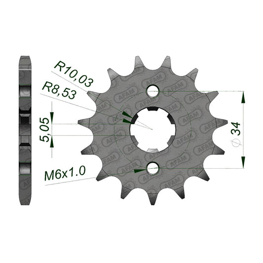AFAM AFAM 15T CBR125 07-09 (20209). 20209-15