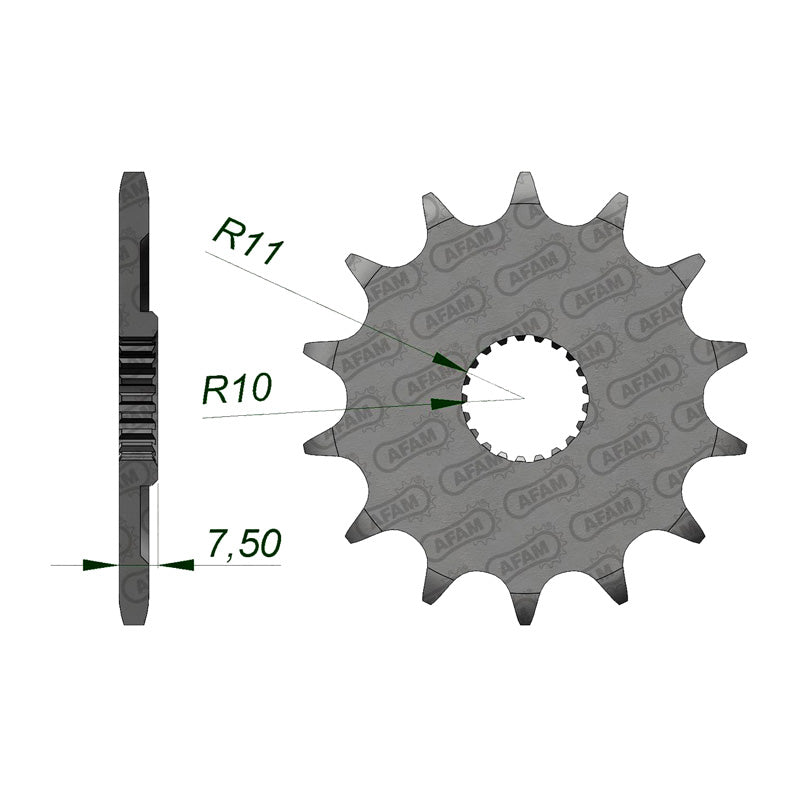 AFAM AFAM FR.14T 520 CRF250/CR125 04-07 20210. 20210-14