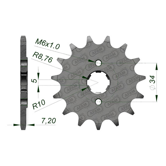 AFAM AFAM FR.13T 520P CR150/F230 04-06 23801-KK1-010. 20305-13