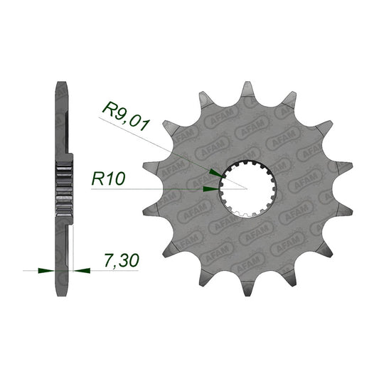 AFAM AFAM FR 12T 520 CR125 87-03. 20206-12