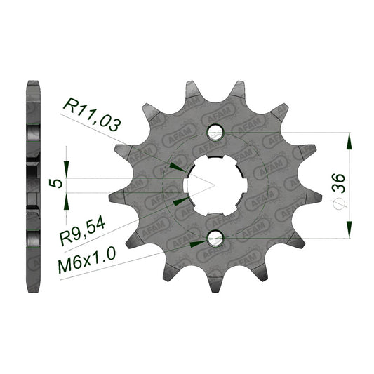 AFAM AFAM 13T TRX200X-250X-TRX300EX 93/05   (JTF-1352) 20313-13
