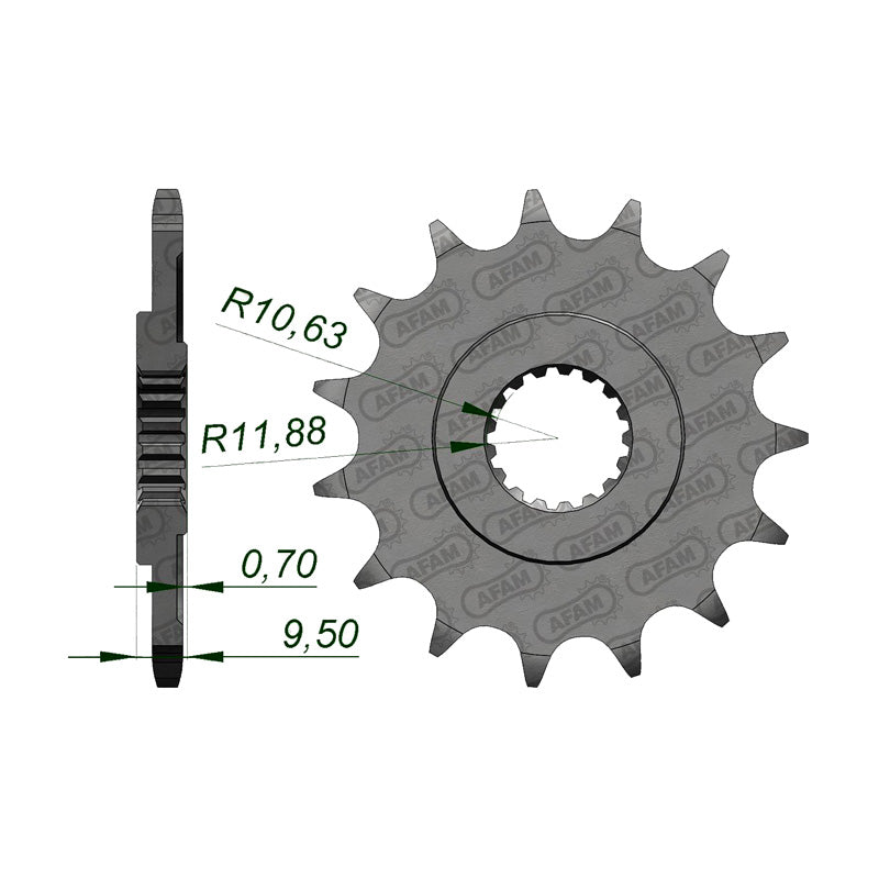 AFAM FR.SPR.CR250 88-07/CR500 88-01 13T      (JTF-284) 20311-13