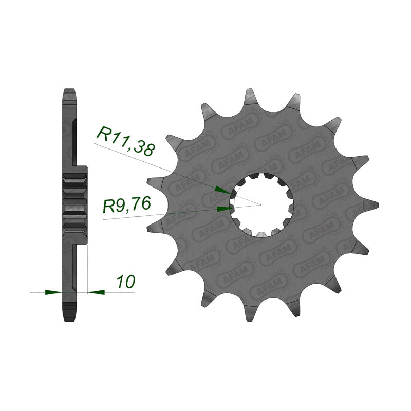 AFAM SPR.FR. RM250 80-07/DRZ250 01-06 15T    (JTF-432) 22303-15