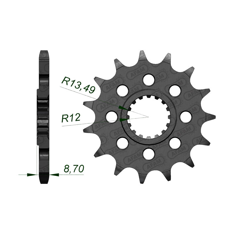 AFAM SPR.AV.17T 525P SUZUKI GSXR1000 09(22901-17) 22901-17