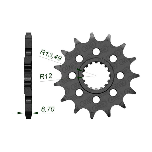 AFAM SPR.AV.17T 525P SUZUKI GSXR1000 09(22901-17) 22901-17