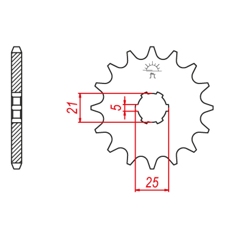ITL SPR.FR.1A1-17461-60 16T                   E567-16T 110620