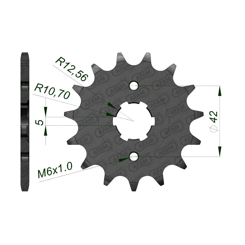 AFAM YFM350X/YFZ350 87/04 WARR/BANS 15T      (JTF-569) 21301-15