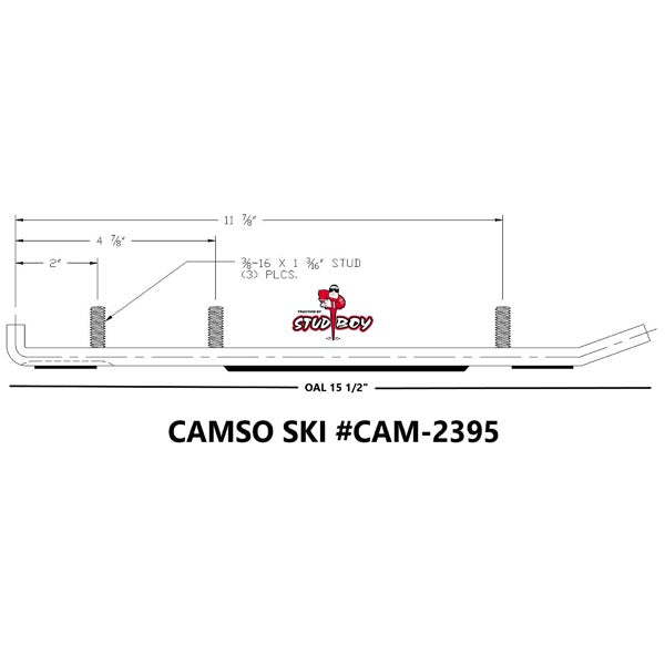 STUD BOY SHAPER BAR 6" CAM-S2395-60
