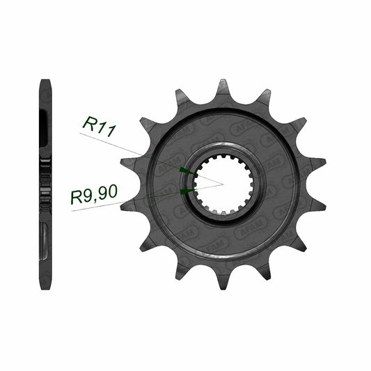 AFAM AFA FR 12T YZ125 05-10YZ/WR250F 01-10 (21309-12). 21309-12