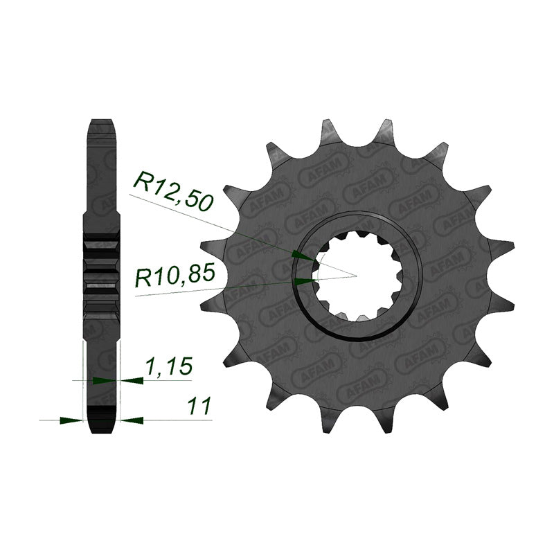 AFAM AFAM FR.16T 530P FZR1000 87-95 (21602). 21602-16