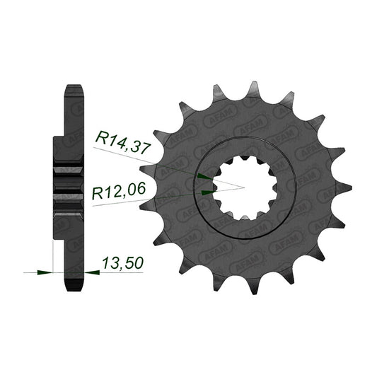 AFAM SPR.FR.ZRX11/12. 99-06 17T 530P 24900-17T. 24900-17