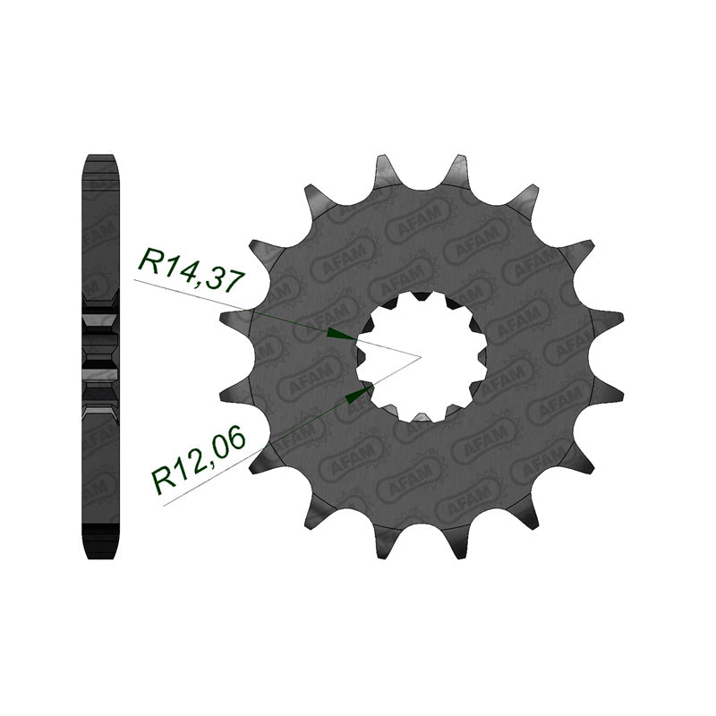 AFAM SPR.FR.17T 530P KA ZR1100AZZR1400ZX12.24601-16T 24601-17