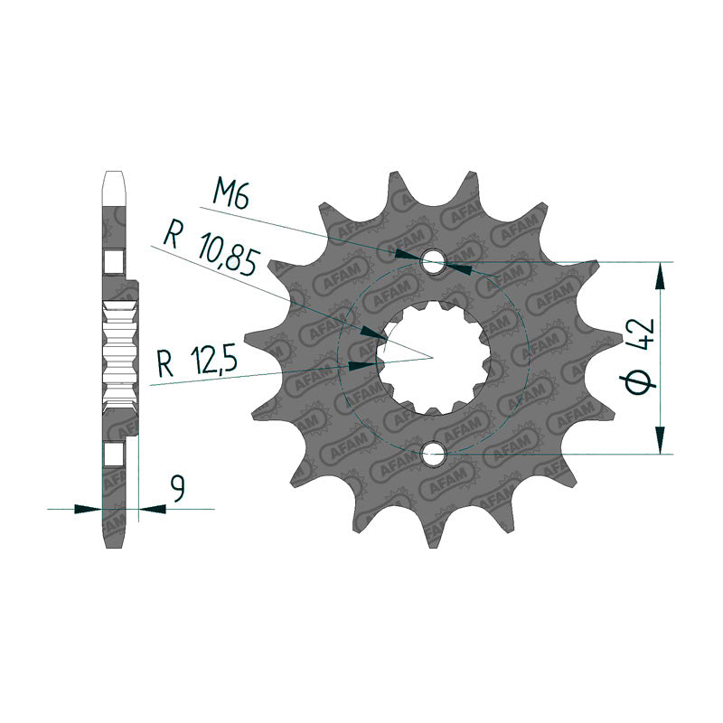 AFAM AFAM FR 14T 520P KA EL205KLR250D 24502. 24502-14