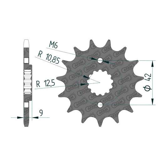AFAM AFAM FR 14T 520P KA EL205KLR250D 24502. 24502-14