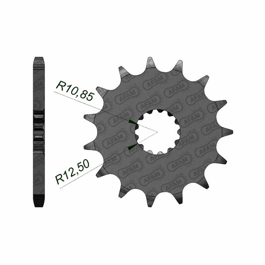 AFAM FR.SPR.ZX-10 04-06 GSXR600 97-06 525 15T. 28401-15