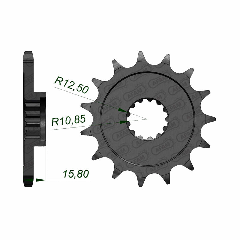 AFAM SP.FR 15T 525P ZX6RG2JKB1 99-06 24508-15T 24508-15