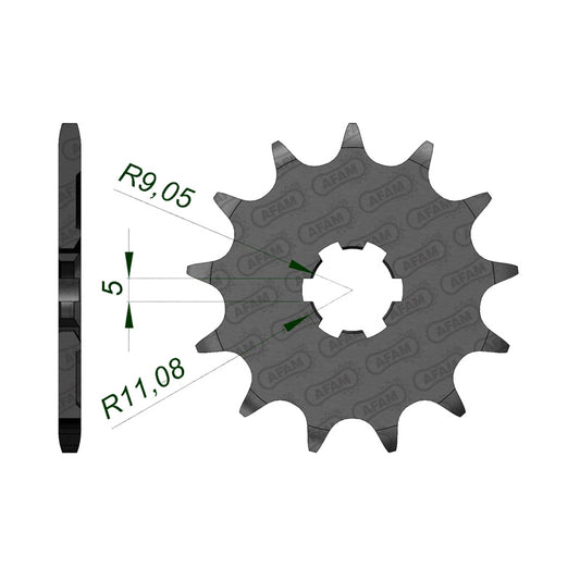 AFAM AFAM FR.12T 520P KX125K 94-07          (JTF-1445) 24201-12