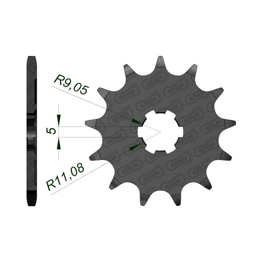 AFAM AFAM FR.13T 520P KX125K 94-07          (JTF-1445) 24201-13