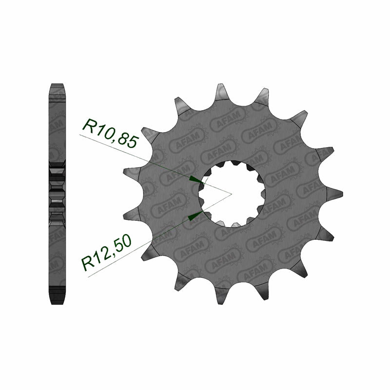 AFAM SPR.FR.GSXR600 97-04 525 14T (28401-14). 28401-14