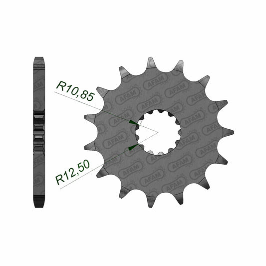 AFAM SPR.FR.GSXR600 97-04 525 14T (28401-14). 28401-14