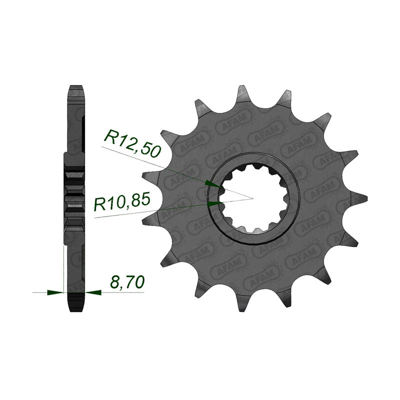 AFAM AFA FR.16T 525P ZX9R02-03Z1000A 03-06. 28405-16