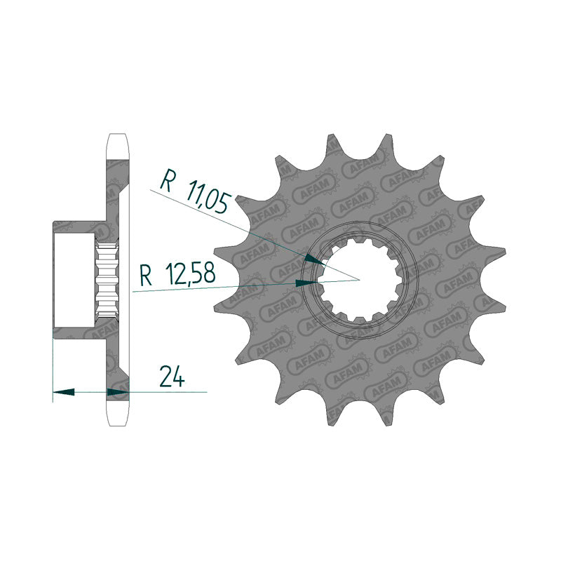 AFAM AFAM FR.16T 525P MV AUGUSTA (94605-16) 94605-16
