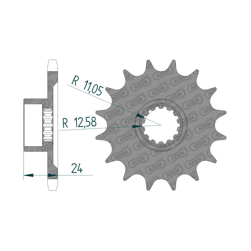 AFAM AFAM FR.17T 525P MV AUGUSTA (94605-17) 94605-17