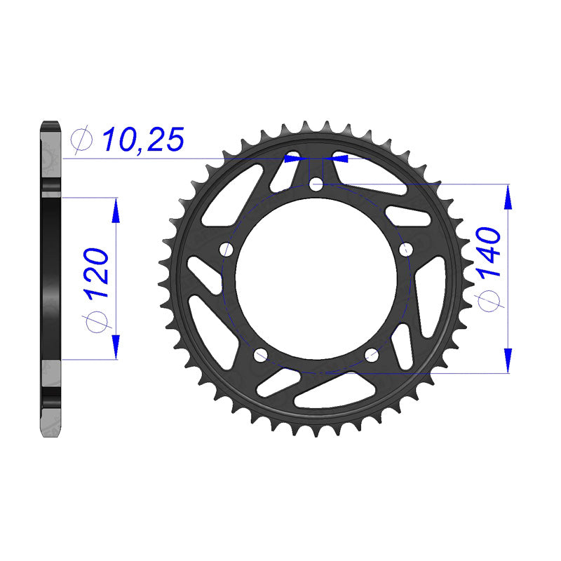AFAM AFAM H/ALLOY 45T 520 GSXR600/750/1000TRIUMPH 45T. 15605-45
