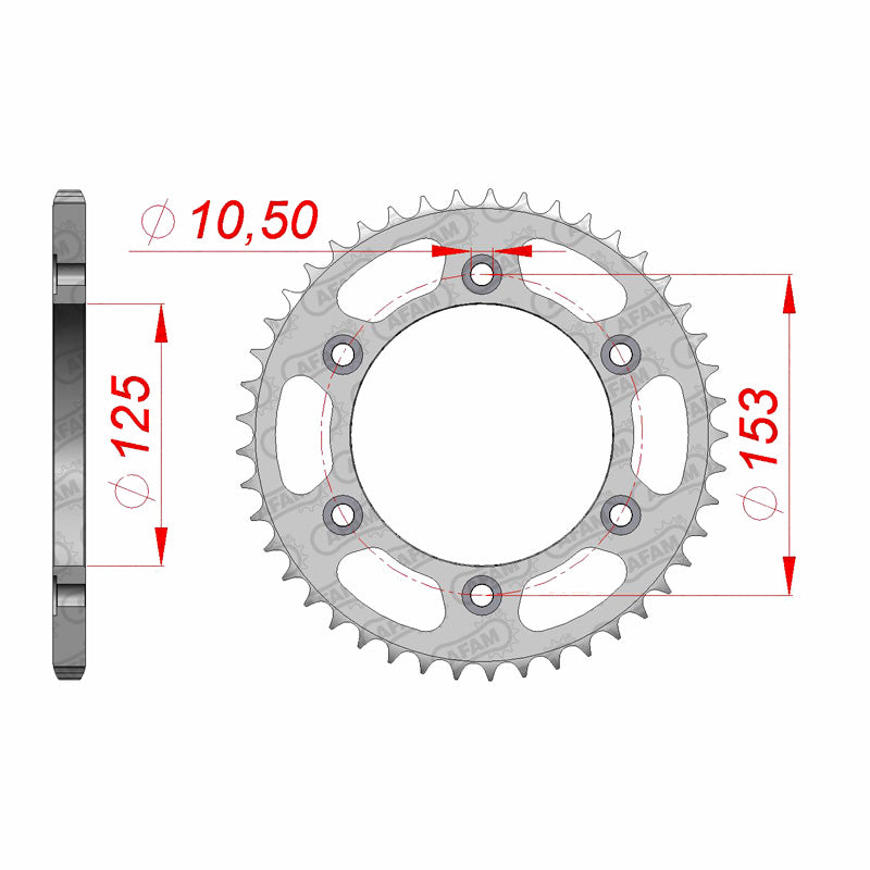 AFAM AFAM RR.48T 520 41201-KZ1-670. 10320-48