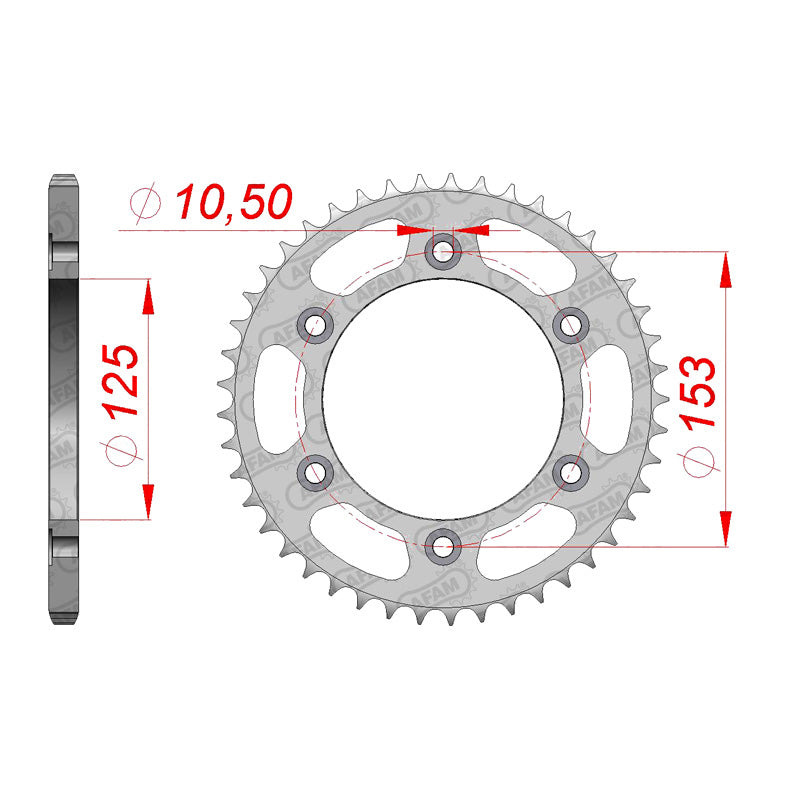 AFAM AFAM RR.45T 520 41201-KZ1-670. 10320-45