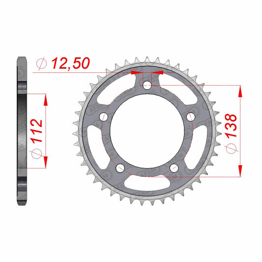 AFAM SPR.RR.CB500 2013 43T 10627-43