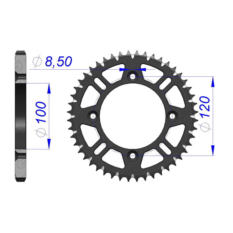 AFAM SPR.RR.YZ80/85 93-07RM80 82-01/RM85 02-07 47T. 15104_47