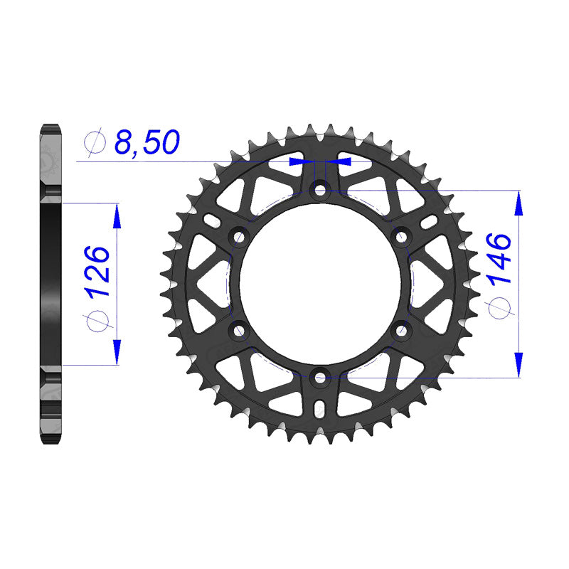 AFAM SPR.RR.RM125/250 80-04 49T (15203-49). 15203_49