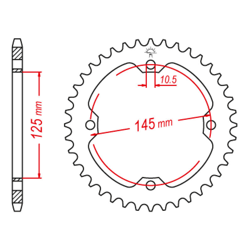 ITL SP.RR.37T 520P(5TG)YFZ450SYFM700R   RSY-5TG-37 111673