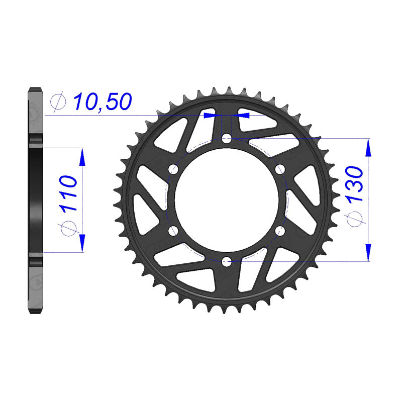 AFAM SPR.ALU HARD ALLOY 1000 YZF R1 520 50T. 13814-50