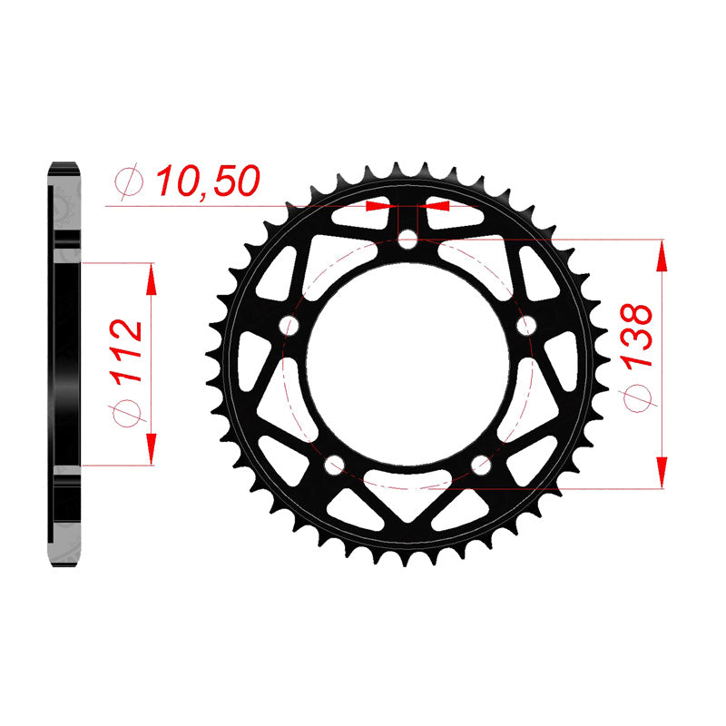 AFAM AFAM RR.43T 525P YZF1000 R1/R1M 12816-43 12816-43