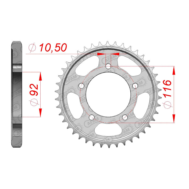 AFAM AFAM RR.41T 530 ZX1400 06-09     16900-41T 16900-41