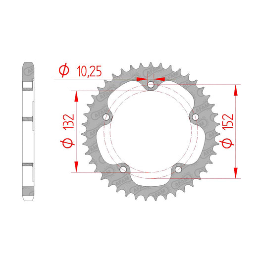 AFAM AFAM RR.SPR. 43T MV AGUSTA (92836-43) 92836-43