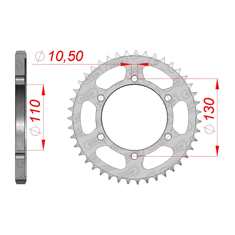 AFAM AFAM RR.SPR. 45T 525 R6 06-07. 12815-45