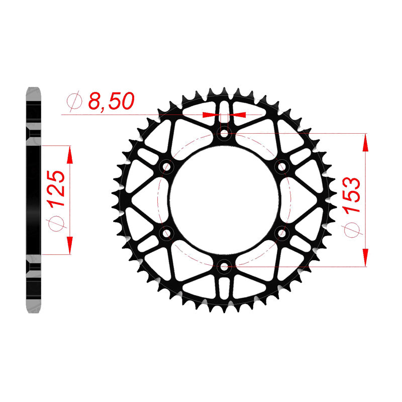 AFAM AFAM SPROCKET SLK HONDA MODELS 49T 10212SLK_49