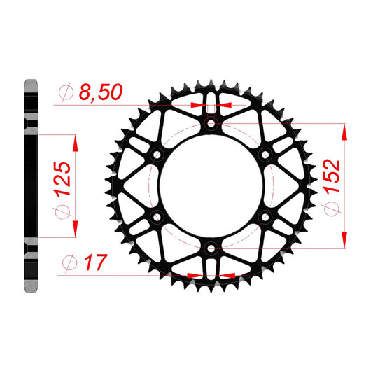 AFAM AFAM SPROCKET SLK BETA MODELS 49T 38300SLK_49