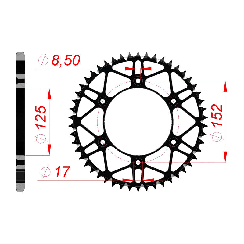 AFAM AFAM SPROCKET SLK BETA MODELS 50T 38300SLK_50