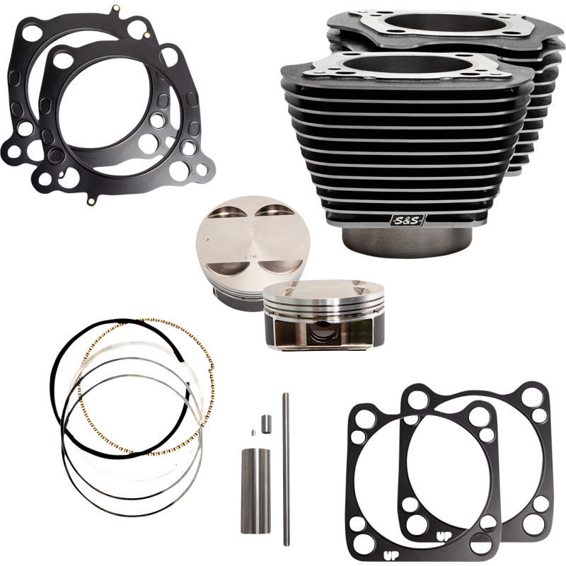 S&S CYCLE CYLINDER KT 128" M8 GRNT 910-0733