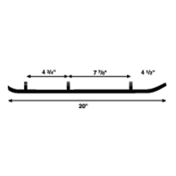 ACS LITE CARBIDE RUNNERS SKI-DOO 254-02L