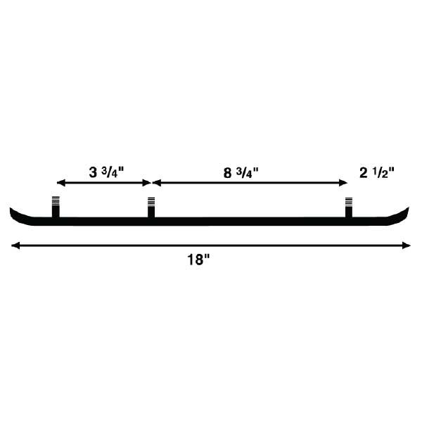 ACS LITE CARBIDE RUNNERS SKI-DOO 254-06L